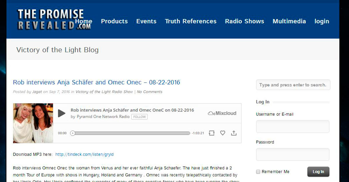 Robert Potter Interview with Omnec Onec and Anja Schäfer